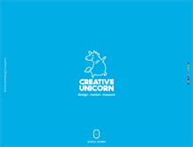 Tablet Screenshot of creativeunicorn.com